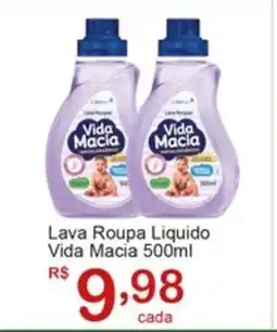 Giga Atacado Lava Roupa Liquido Vida Macia oferta