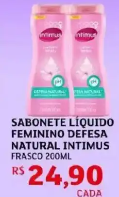Assaí Atacadista Sabonete líquido feminino defesa natural intimus frasco oferta