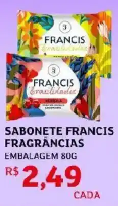 Assaí Atacadista Sabonete francis fragrâncias embalagem oferta