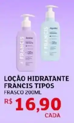 Assaí Atacadista Loção hidratante francis tipos frasco oferta