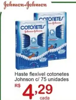 Giga Atacado Haste flexível cotonetes Johnson oferta