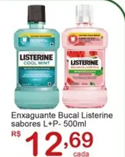 Giga Atacado Enxaguante Bucal Listerine sabores L+P- oferta