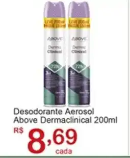 Giga Atacado Desodorante Aerosol Above Dermaclinical oferta