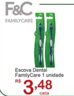 Giga Atacado Escova Dental FamilyCare 1 unidade oferta