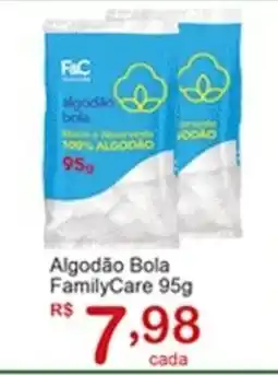 Giga Atacado Algodão Bola FamilyCare oferta