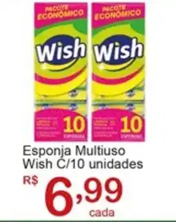 Giga Atacado Esponja Multiuso Wish oferta