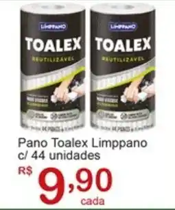 Giga Atacado Pano Toalex Limppano c/ 44 unidades oferta