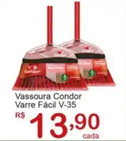 Giga Atacado Vassoura Condor Varre Fácil V-35 oferta