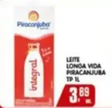Higa's Supermercado Leite longa vida piracanjuba oferta