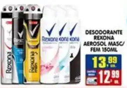 Higa's Supermercado Desodorante rexona aerosol masc/ fem oferta