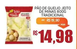 Economart Atacadista Pão de queijo jeito de minas tradicional oferta