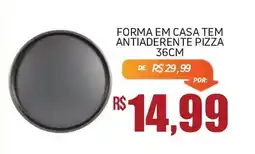 Economart Atacadista Forma em casa tem antiaderente pizza 36cm oferta