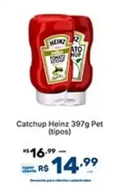 Super Lagoa Catchup Heinz Pet (tipos) oferta