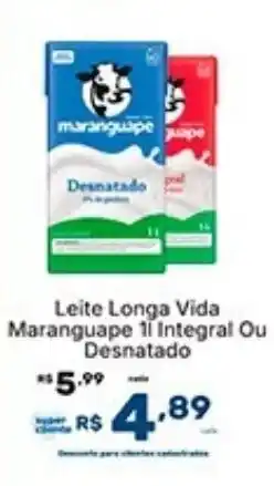 Super Lagoa Leite Longa Vida Maranguape Integral Ou Desnatado oferta