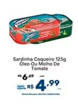 Super Lagoa Sardinha Coqueiro Oleo Ou Molho De Tomate oferta