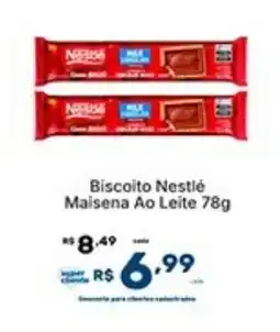 Super Lagoa Biscoito Nestlé Maisena Ao Leite oferta
