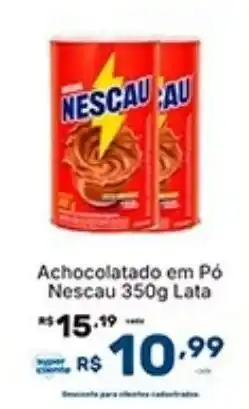 Super Lagoa Achocolatado em Pó Nescau Lata oferta