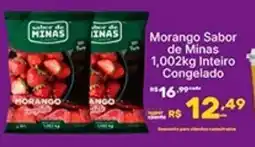 Super Lagoa Morango Sabor de Minas Inteiro Congelado oferta