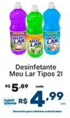 Super Lagoa Desinfetante Meu Lar Tipos oferta