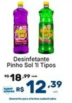 Super Lagoa Desinfetante Pinho Sol Tipos oferta