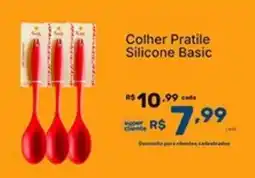 Super Lagoa Colher Pratile Silicone Basic oferta