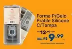 Super Lagoa Forma P/Gelo Pratile Silicone C/Tampa oferta
