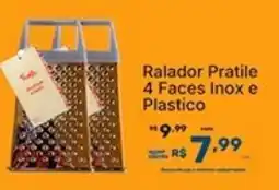 Super Lagoa Ralador Pratile 4 Faces Inox e Plastico oferta