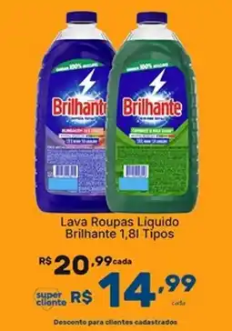 Super Lagoa Lava Roupas Líquido Brilhante Típos oferta