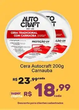 Super Lagoa Cera Autocraft Carnauba oferta