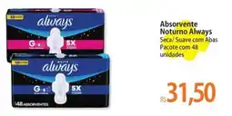 Atacadão Absorvente Noturno Always oferta