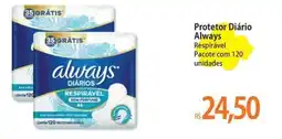 Atacadão Protetor Diário Always oferta