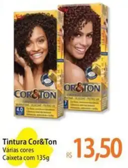 Atacadão Tintura Cor&Ton Várias cores Caixeta oferta