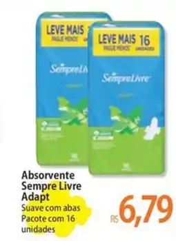 Atacadão Absorvente Sempre Livre Adapt oferta