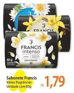 Atacadão Sabonete Francis Várias fragrâncias Unidade oferta