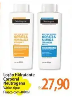 Atacadão Loção Hidratante Corporal Neutrogena Vários tipos oferta