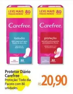 Atacadão Protetor Diário Carefree oferta