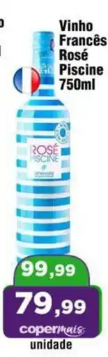 Copercana Vinho Francês Rosé Piscine oferta