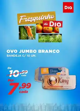Dia Ovo jumbo branco oferta