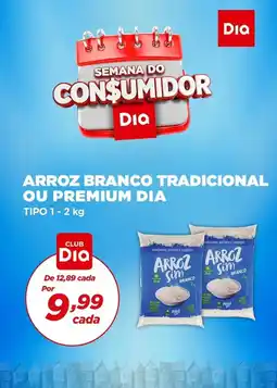 Dia Arroz branco tradicional ou premium dia oferta