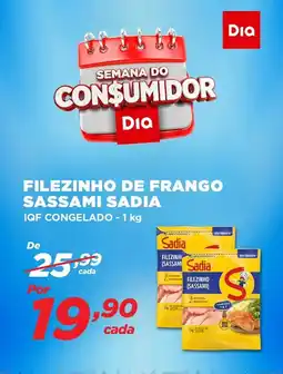 Dia Filezinho de frango sassami sadia iqf congelado oferta