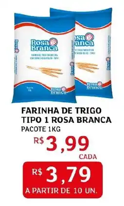Assaí Atacadista Farinha de trigo tipo 1 rosa branca pacote oferta