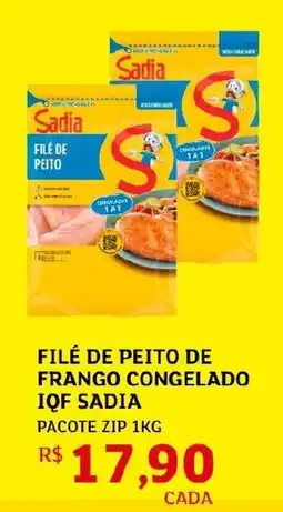 Assaí Atacadista Filé de peito de frango congelado iqf sadia oferta