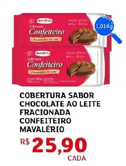 Assaí Atacadista Cobertura sabor chocolate ao leite fracionada confeiteiro mavalério oferta