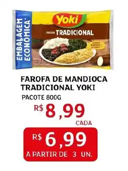 Assaí Atacadista Farofa de mandioca tradicional yoki pacote oferta