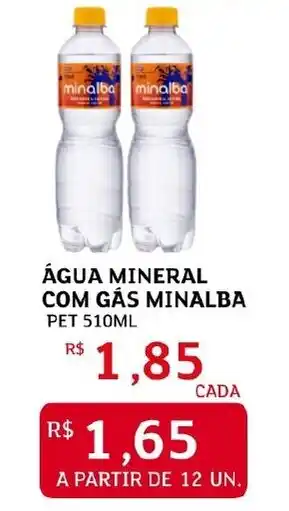 Assaí Atacadista Água mineral com gás minalba oferta