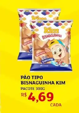 Assaí Atacadista Pão tipo bisnaguinha kim pacote oferta