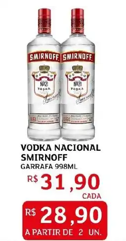 Assaí Atacadista Vodka nacional smirnoff garrafa oferta