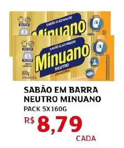 Assaí Atacadista Sabão em barra neutro minuano oferta