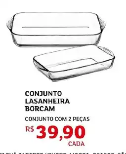 Assaí Atacadista Conjunto lasanheira borcam oferta