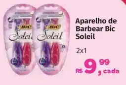 Supermercados Mateus Aparelho de Barbear Bic Soleil oferta